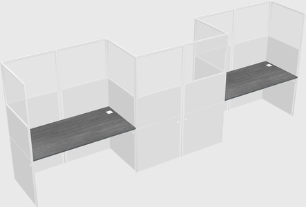 Rectangular cubicles