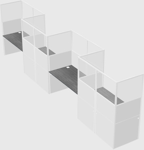 Rectangular cubicles