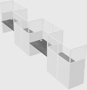 Rectangular cubicles
