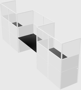 Rectangular cubicles
