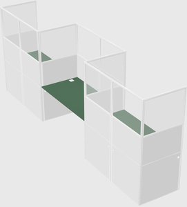 Rectangular cubicles