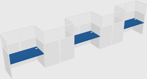 Rectangular cubicles