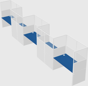 Rectangular cubicles