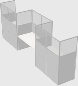 Rectangular cubicles