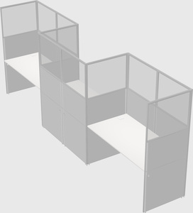 Rectangular cubicles
