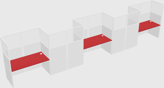 Rectangular cubicles