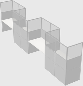Cabines rectangulaires