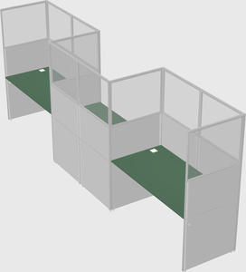 Rectangular cubicles