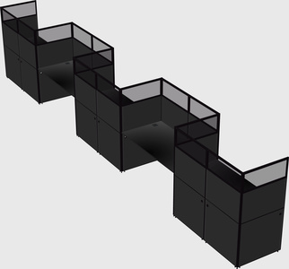 Rectangular cubicles