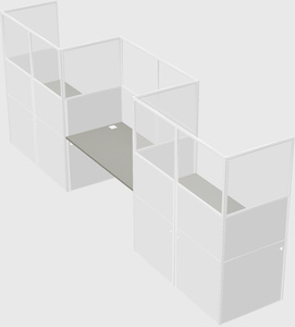 Rectangular cubicles