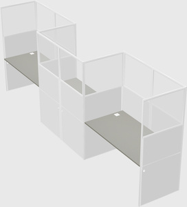 Rectangular cubicles