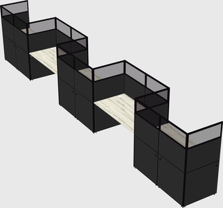 Rectangular cubicles