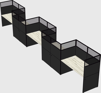 Rectangular cubicles