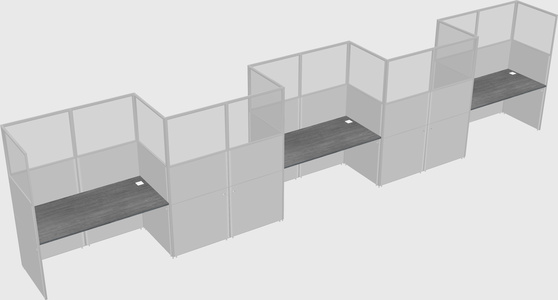 Cabines rectangulaires