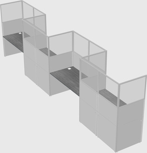 Rectangular cubicles