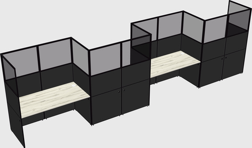 Rectangular cubicles