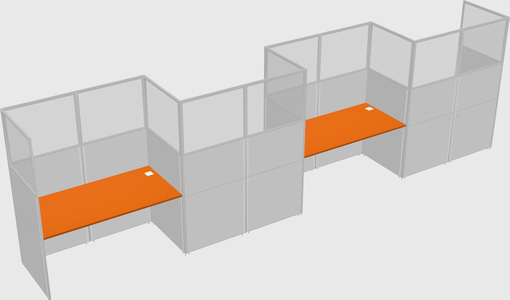 Rectangular cubicles