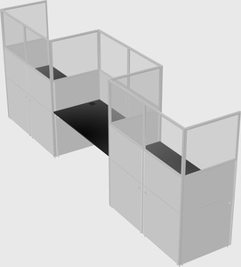 Rectangular cubicles