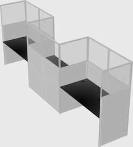 Rectangular cubicles