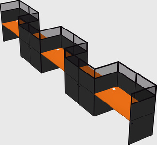 Rectangular cubicles