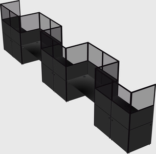 Rectangular cubicles