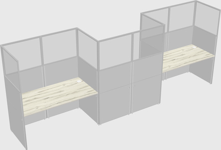 Rectangular cubicles