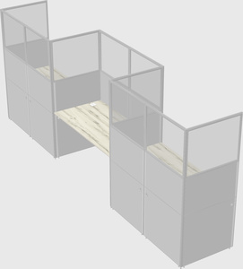 Rectangular cubicles