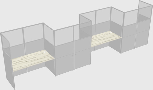 Rectangular cubicles