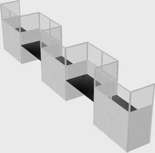 Rectangular cubicles