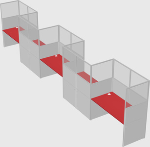 Rectangular cubicles