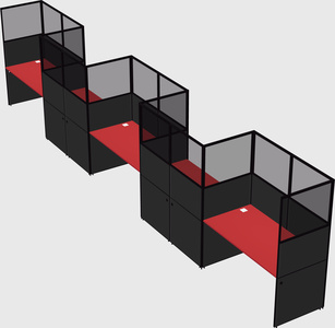 Rectangular cubicles