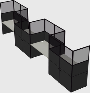Rectangular cubicles