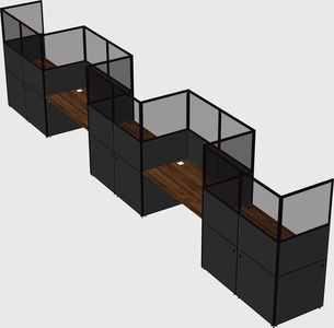 Rectangular cubicles