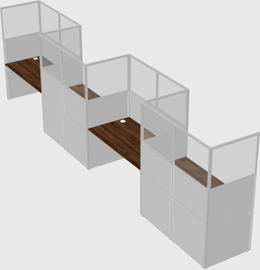 Cabines rectangulaires
