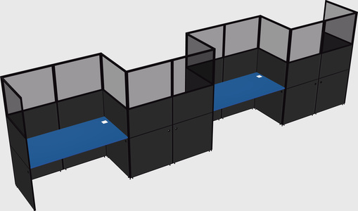 Rectangular cubicles