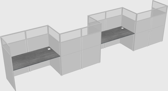 Rectangular cubicles