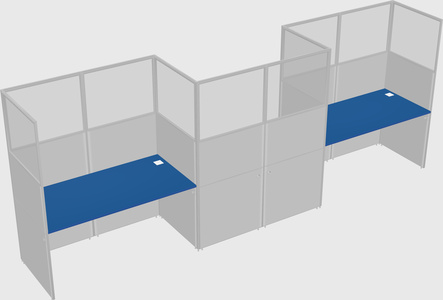 Rectangular cubicles