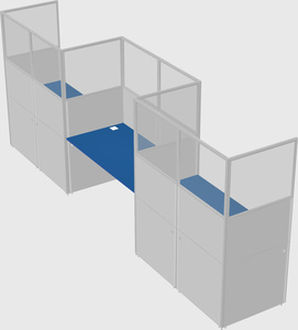 Rectangular cubicles