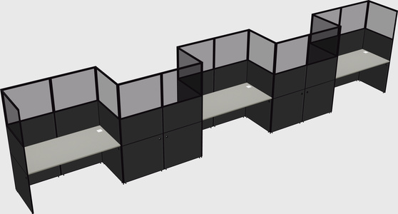 Rectangular cubicles