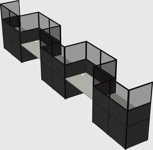 Rectangular cubicles