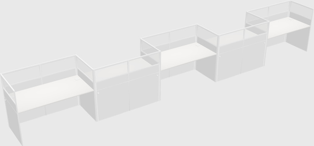 Rectangular cubicles
