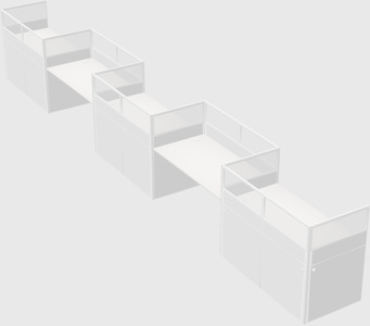 Rectangular cubicles