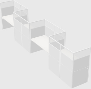 Cabines rectangulaires