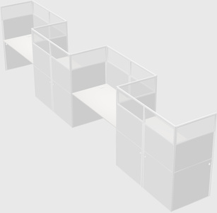 Cabines rectangulaires