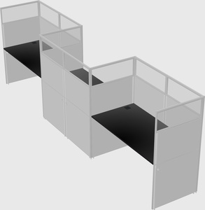 Rectangular cubicles