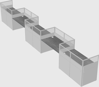 Rectangular cubicles