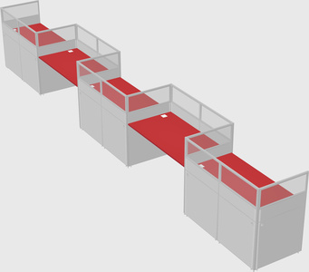 Rectangular cubicles