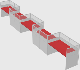 Rectangular cubicles