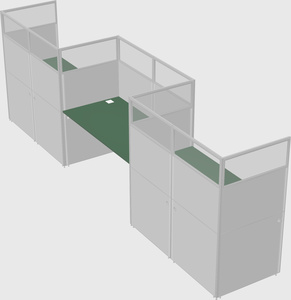 Rectangular cubicles