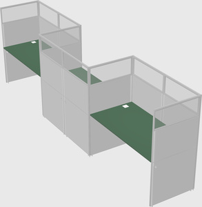 Rectangular cubicles